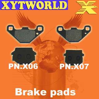 Front Rear Brake Pads Kawasaki KMX50 KSR1 KMX 50 90 91  
