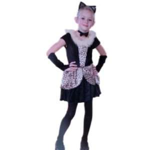  Girls Playful CAT Costume Leopard Dress Large 10 12 Toys 