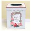 Pink Roses Tissue Box Holder   Bathroom Toilet Paper Holder Enamel 