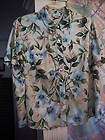   Plus 24W Jaclyn Smith Floral OUTFIT Shirt Clothes Blouse Office