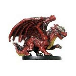   Minis Red Dragon Wyrmling # 58   Giants of Legend Toys & Games