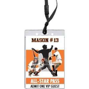  San Francisco Giants Colored All Star Pass Invitation 