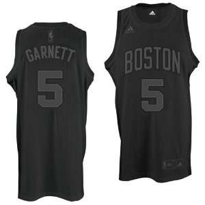 Kevin Garnett Boston Celtics NBA Swingman Adidas Black On Black 