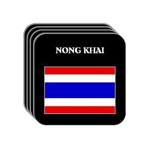  Thailand   NONG KHAI Set of 4 Mini Mousepad Coasters 