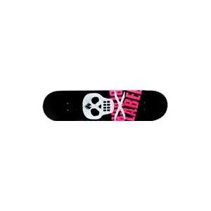  Black Label Ltd Skull Black Skateboard Deck Sports 