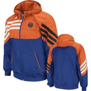  New York Knicks Blue 2011 2012 On Court Pre Game Hooded 
