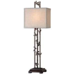 Uttermost 29540 Kuma Buffet Lamp, Rusty Bronze