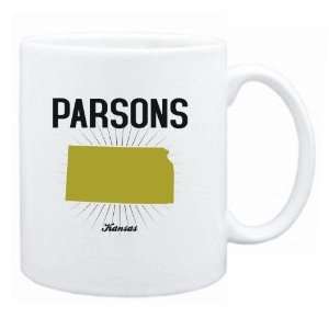   Parsons Usa State   Star Light  Kansas Mug Usa City