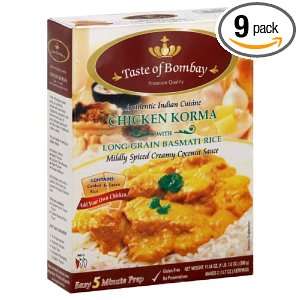 Taste of Bombay Chicken Korma, 17.64 Ounce (Pack of 9)  