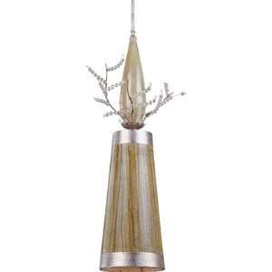  One Light Kristal Luxe Pendant in Gold and Putty: Home 
