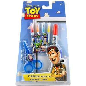  Toy Story 7 Piece Art & Craft Set: Toys & Games