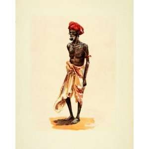  1914 Print Western Ghats Forest Tribal Man Jungle Magic 