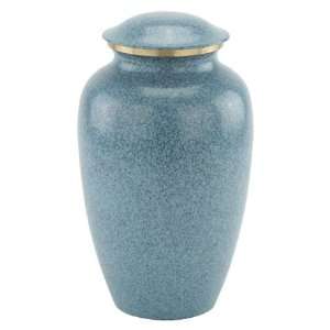   Turquoise Blue Aluminum Urn for Ashes Patio, Lawn & Garden