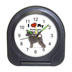 Love My Portuguese Water Dog Travel Alarm Clock:  Home 