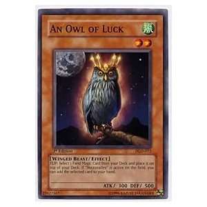  YuGiOh Pharaonic Guardian An Owl of Luck PGD 073 Common 