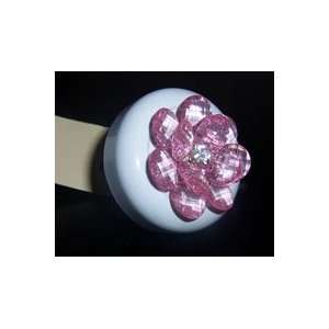  Cruiser Candy Crystal Flower Bell   White/Pink Sports 