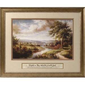 Framed Christian Art BLESSED ARE THOSE:  Home & Kitchen