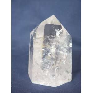  Clear Re Faceted Spider Web Quartz Crystal Point, 8.43.27 