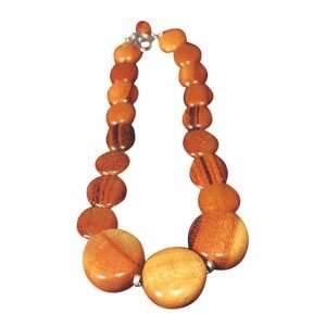  18 in. Exotic Wood Fashion Necklace   Madera Collection 