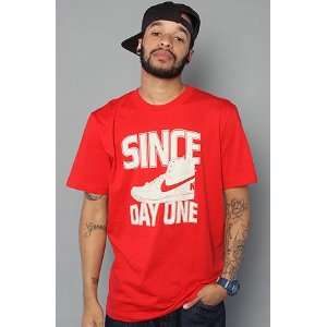 Nike The Since Day One Tee in Red,T shirts for Men:  Sports 