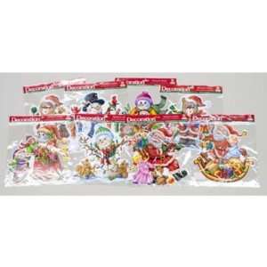  New   Christmas Window Cling Case Pack 96 by DDI