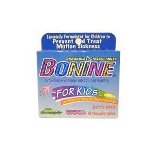 Bonine Motion Sickness Protection, Raspberry Flavored Chewable Tablets 