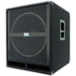   18 inch Powered PA Subwoofer Cabinet PA/DJ 500 Watts RMS Electronics