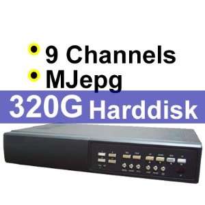 Channel DVR MJepg 320G Hard Drive DVR Digital Video Recorder for CCTV 