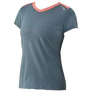 Womens Saucony Micro Melange T Shirt BLUE LRG REG:  Sports 
