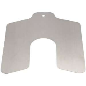  Stainless Steel Slotted Shim, 0.025 x 5 x 5 (Pack of 10 