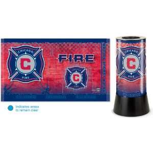 MLS Chicago Fire Rotating Lamp:  Sports & Outdoors