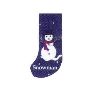  Patch Magic Snowman Stocking, 8 Inch by 21 Inch