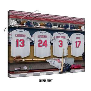  Cleveland Indians Personalized Locker Room Print