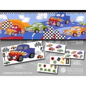  Borders Unlimited Fast And Fun Appliques   20 Stickers 