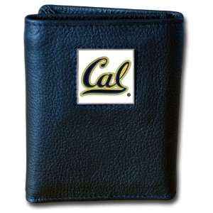  College Tri fold Leather Wallet   Cal Berkeley Bears 