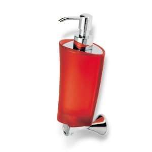 StilHaus CA30 08 Wall Mounted Round Modern Soap Dispenser with Chrome 