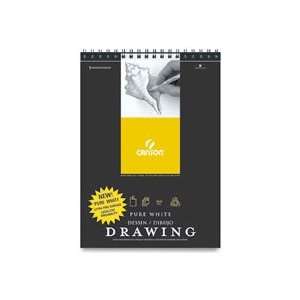  Canson Pure White Drawing Pads 9 in. x 12 in.: Home 