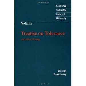  Voltaire Treatise on Tolerance (Cambridge Texts in the 