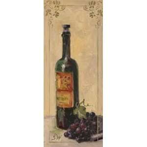  Red Wine With Grapes Finest LAMINATED Print Shari White 