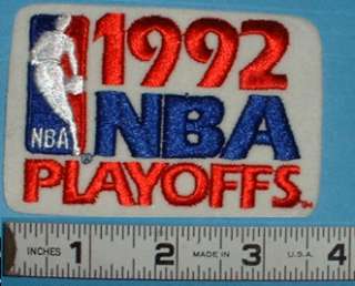 RARE VINTAGE CHICAGO BULLS 1992 NBA PLAYOFF BASKETBALL PATCH  