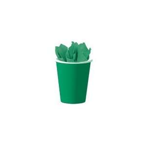  Really Green Theme Party 9 oz Disposable Paper Cups 
