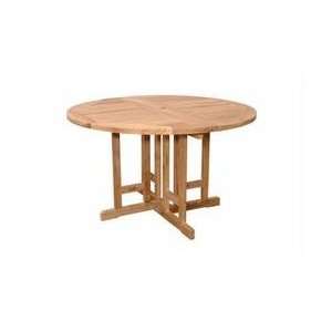Butterfly 47 inch Round Folding Table:  Home & Kitchen