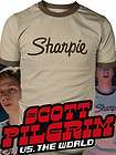 Scott Pilgrim Sharpie Ringer Shirt Replica Costume NEW s 2x Movie 