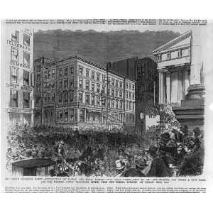  Great Financial Panic,Nassau,Broad St,Wall Street,1873 