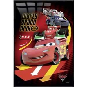  Cars 2   Framed Pixar Movie Poster (World Grand Prix 