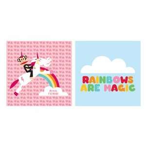   Magic Rainbow Wall Art Picture for Children Room Decor: Home & Kitchen