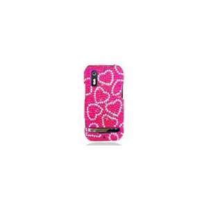  Motorola Photon 4G MB855 ELECTRIFY Pink Heart Diamante 