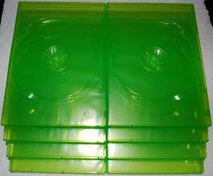 XBox 360 GREEN Empty DVD Game Boxes Case ★NEW★  