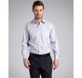 Alara navy gingham cotton spread collar dress shirt  BLUEFLY up to 70 