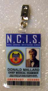 NCIS TV Series ID Badge Medical Examiner Dr. Mallard  